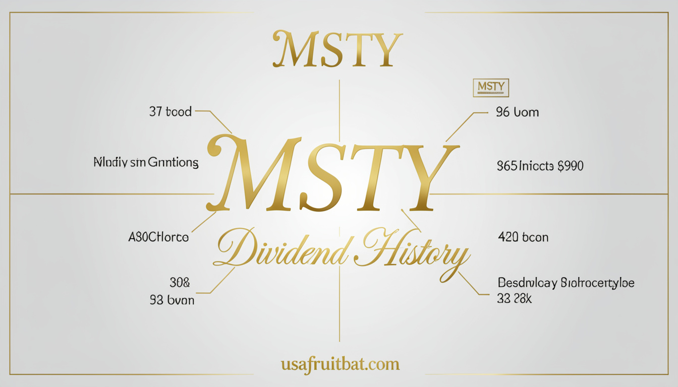 MSTY Dividend History