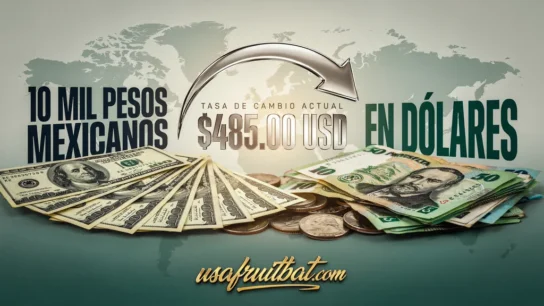 10 Thousand Mexican Pesos in Dollars