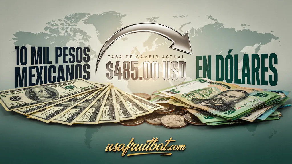 10 Thousand Mexican Pesos in Dollars