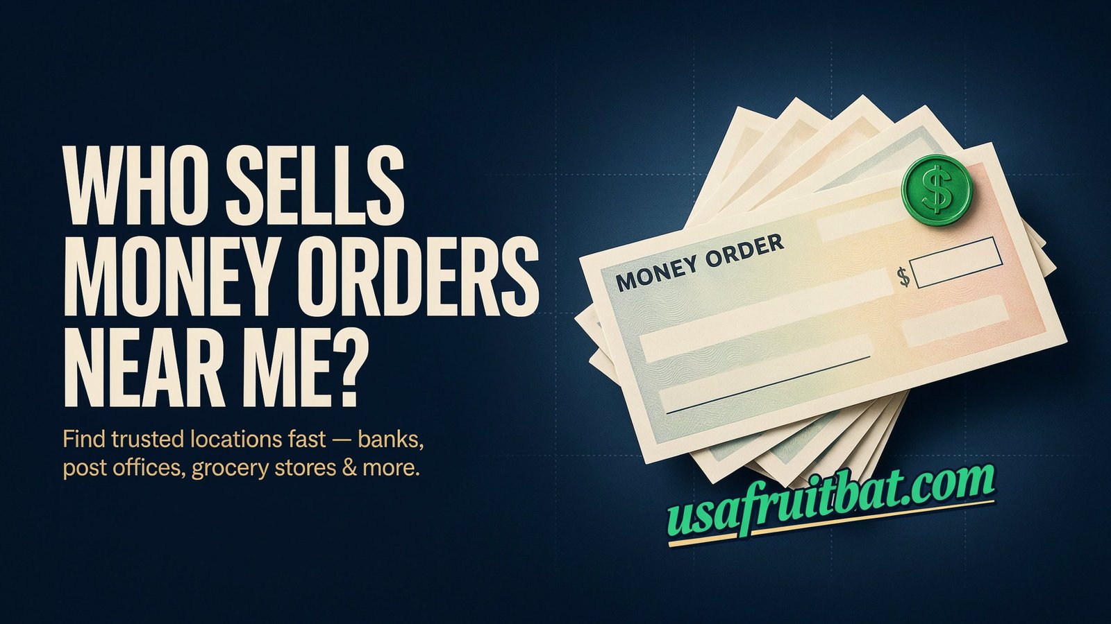 Who Sells Money Orders Near Me