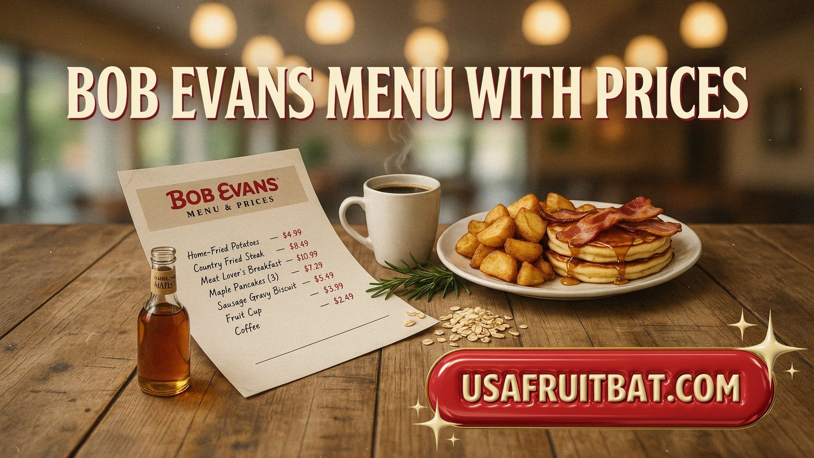 Bob Evans Menu With Prices