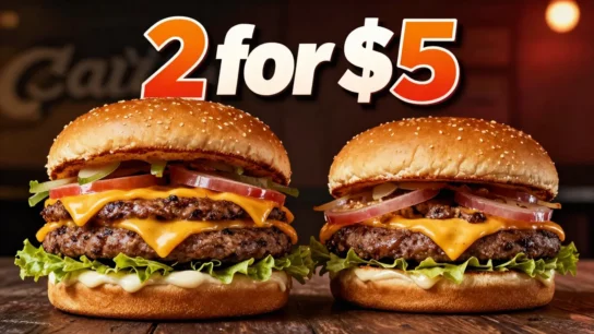 Carl's Jr Deals 2 for $5