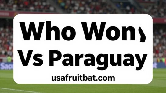 Who Won Germany vs Paraguay?