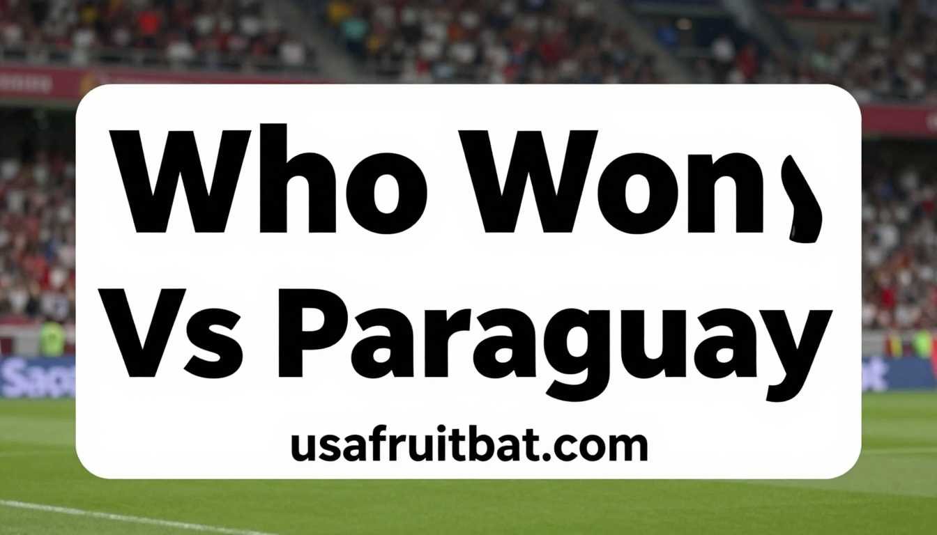 Who Won Germany vs Paraguay?