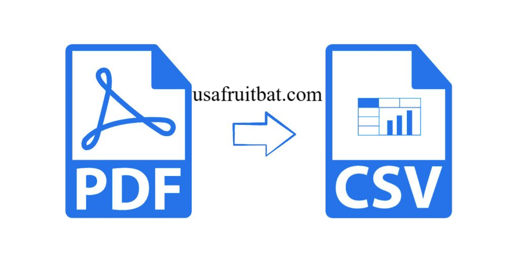 Convert PDF to CSV for Free