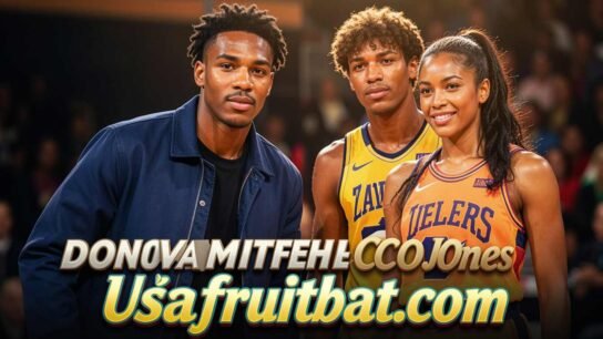 Donovan Mitchell and Coco Jones