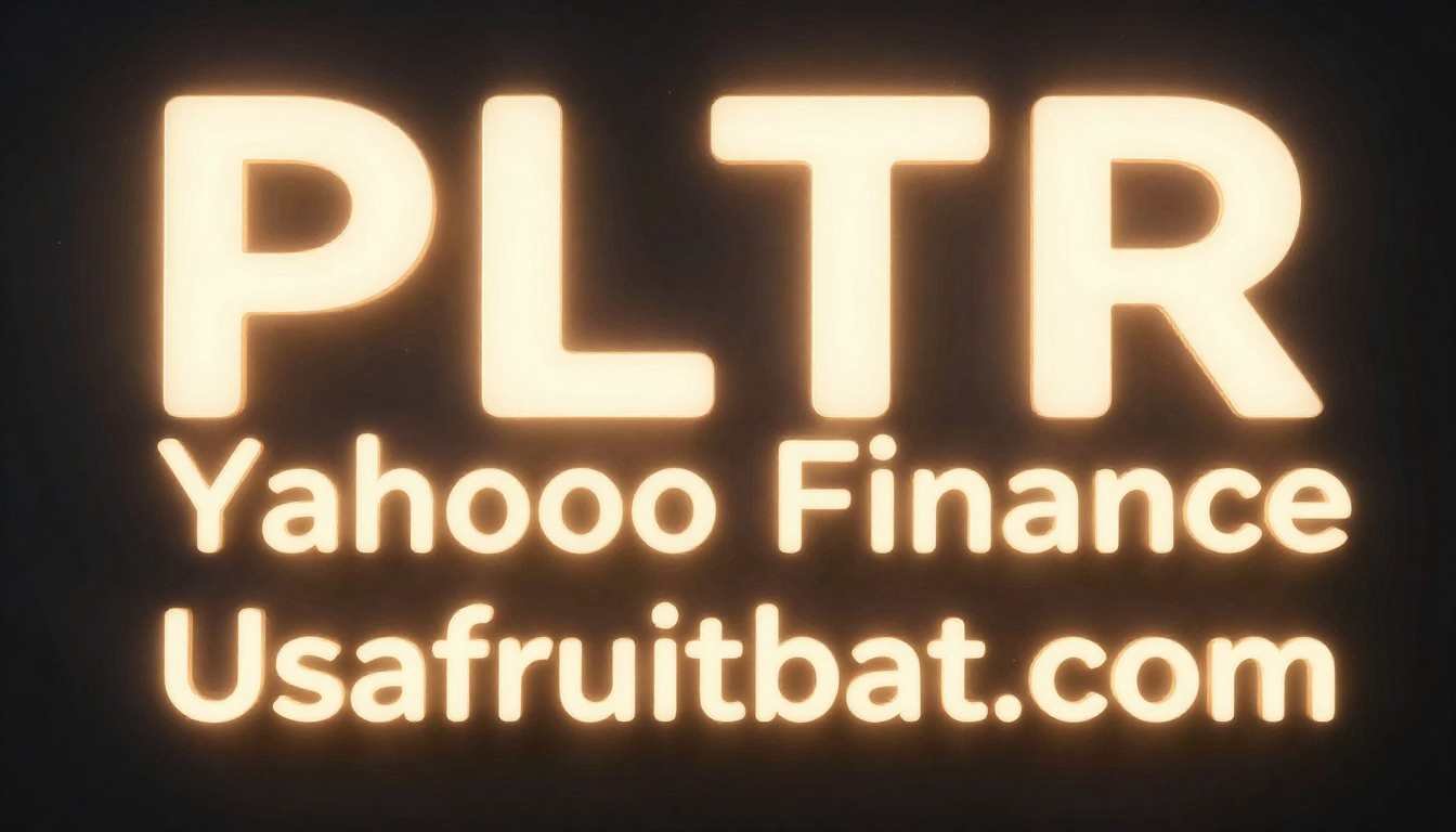 PLTR Yahoo Finance