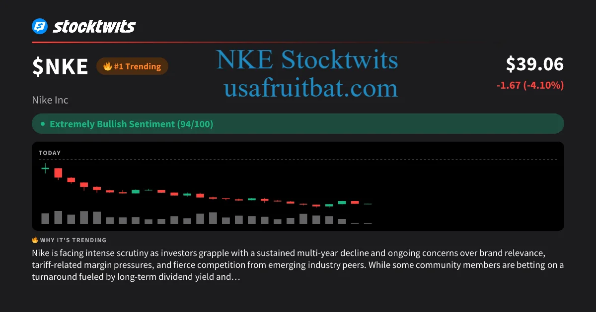 NKE Stocktwits